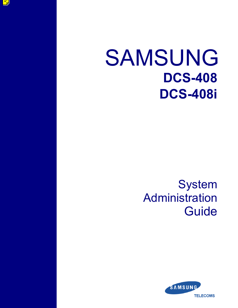 Samsung DCS-408i User Manual | 41 pages