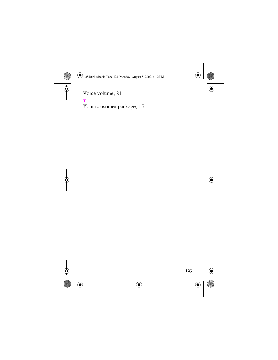 Samsung SPH-A540 User Manual | Page 123 / 124