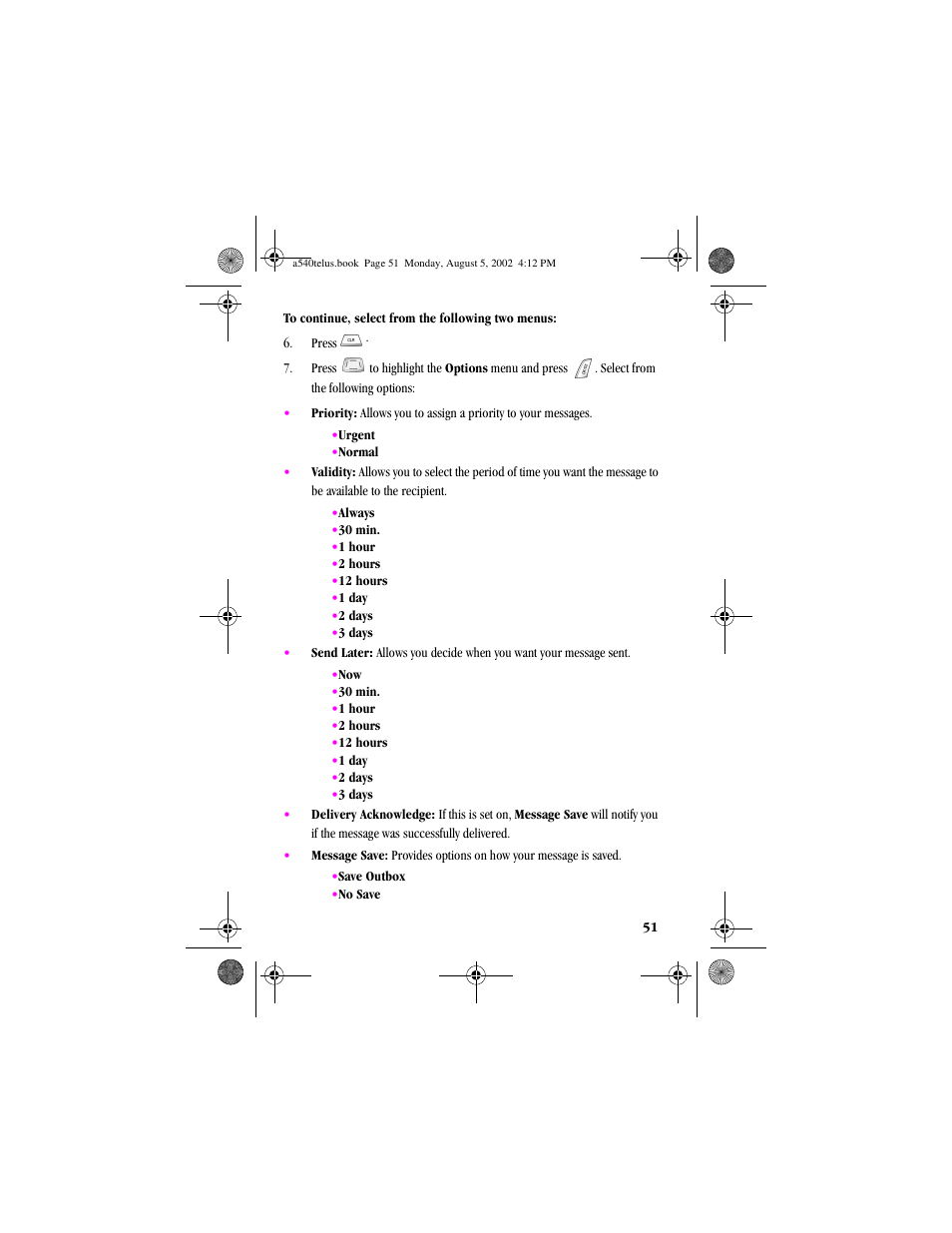 Samsung SPH-A540 User Manual | Page 51 / 124