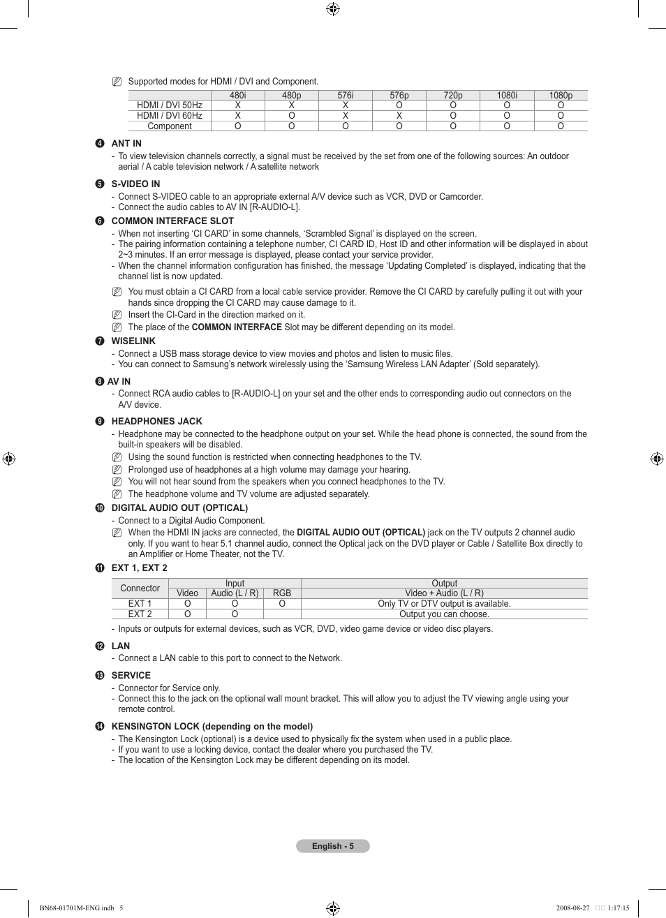 Samsung BN68-01701M-00 User Manual | Page 7 / 64