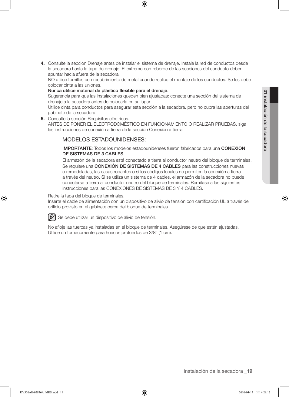 Samsung DV520AE* User Manual | Page 61 / 84