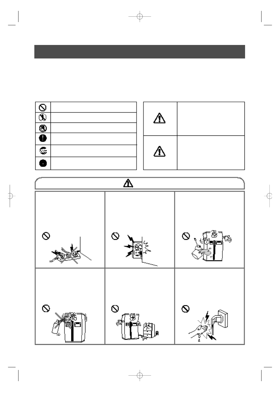 Safety warnings | Samsung SR-S28NTA User Manual | Page 3 / 34