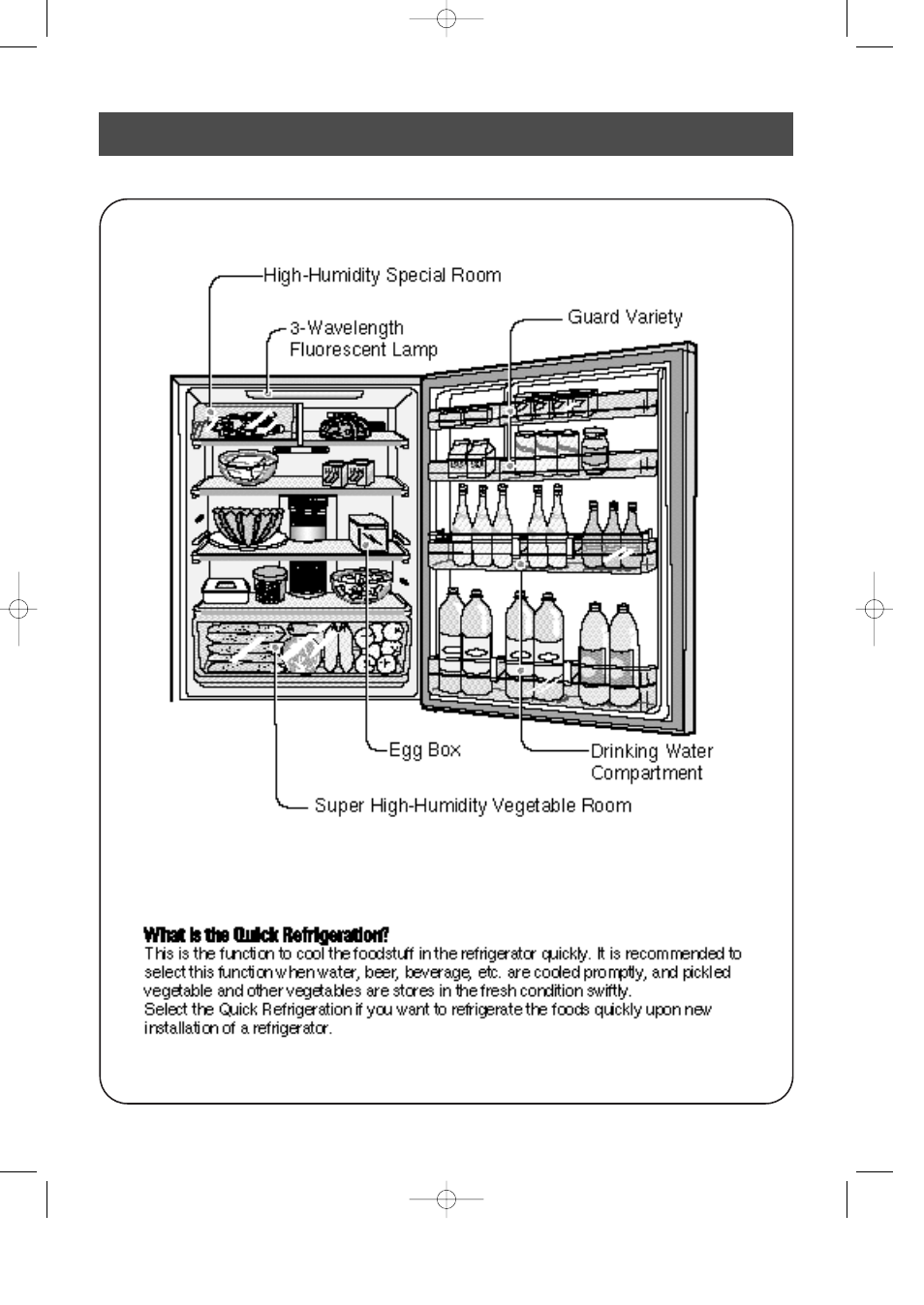 Temperature control method of ref, Temperature control method of | Samsung SR-L626EV User Manual | Page 12 / 34
