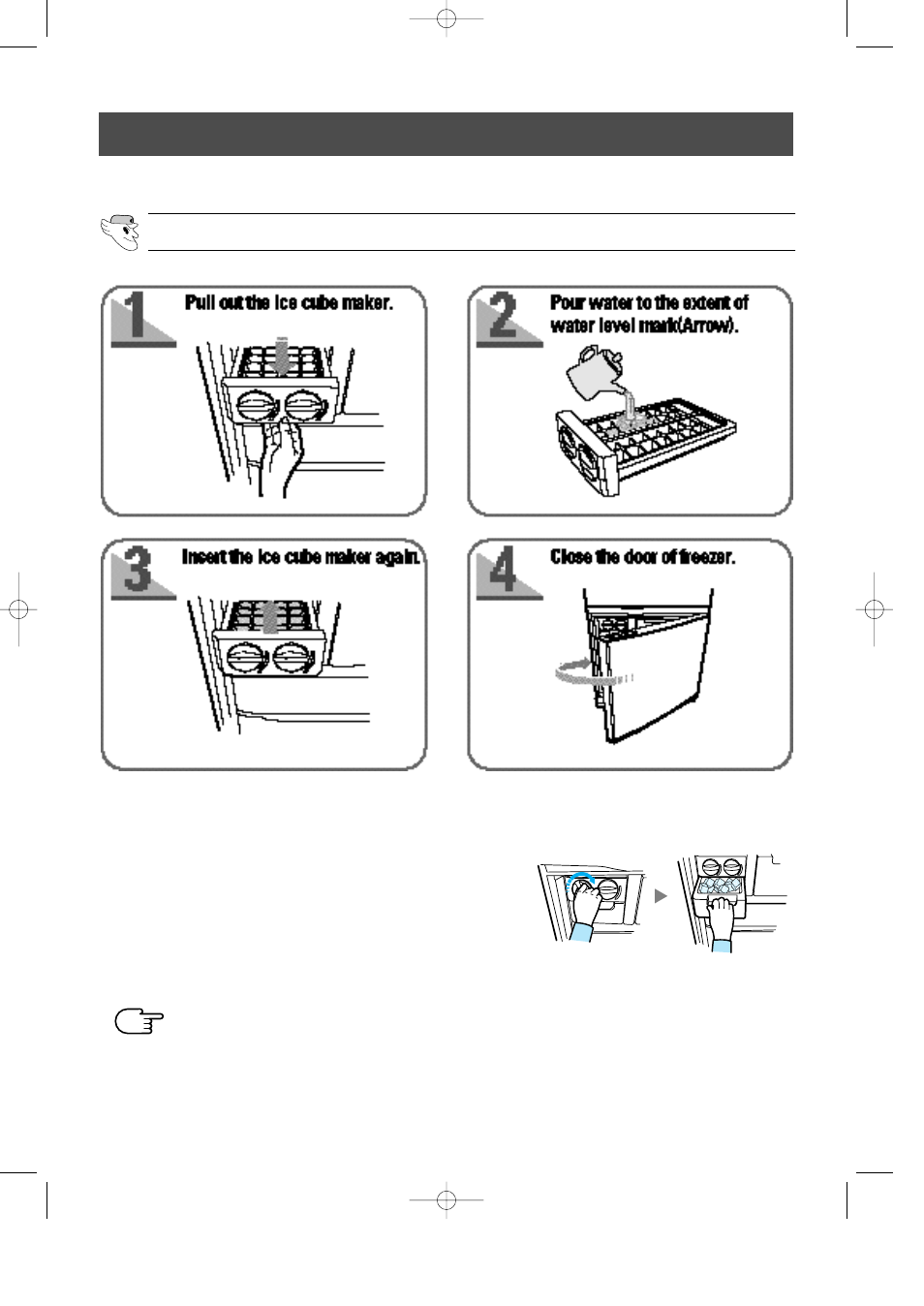 Method of ice making, How to make ice | Samsung SR-L626EV User Manual | Page 21 / 34
