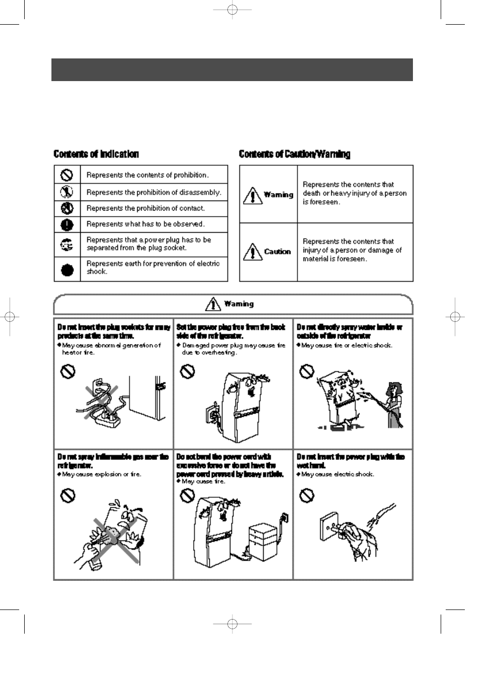 Warning for safety | Samsung SR-L626EV User Manual | Page 3 / 34
