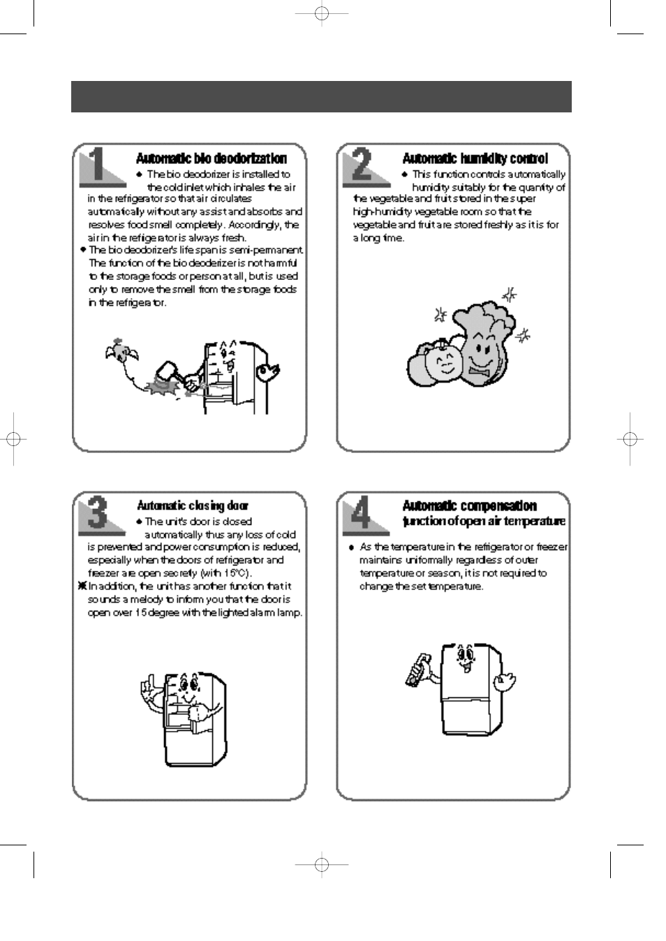 Automatic function | Samsung SR-L626EV User Manual | Page 32 / 34