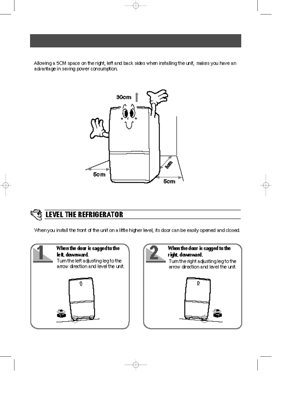 Installation method | Samsung SR-L626EV User Manual | Page 9 / 34