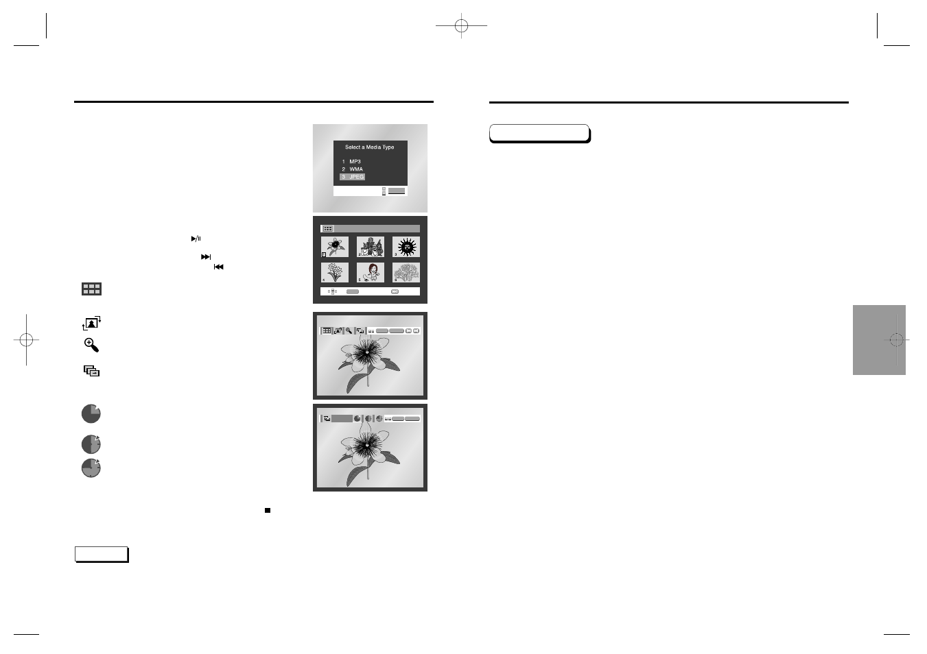 Picture cd playback | Samsung DVD-E138B User Manual | Page 22 / 29