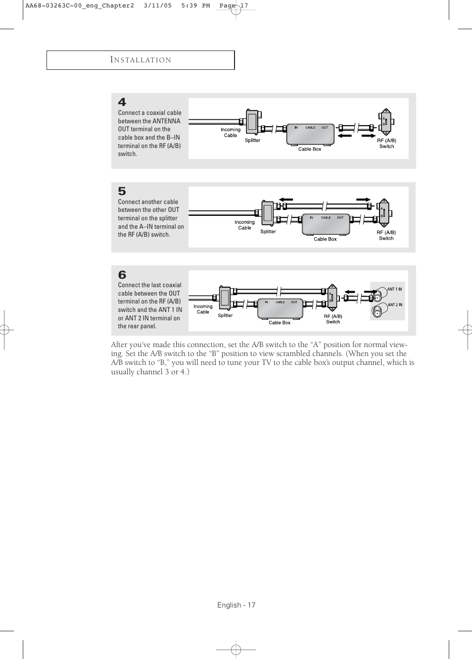 Samsung DynaFlat TX R3075WH User Manual | Page 17 / 80