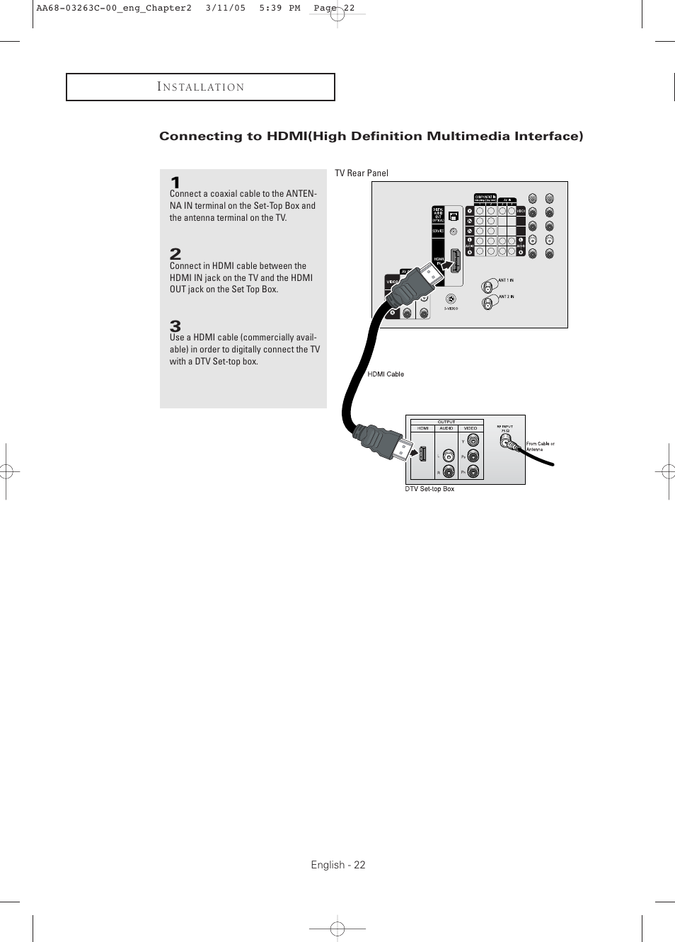 Samsung DynaFlat TX R3075WH User Manual | Page 22 / 80