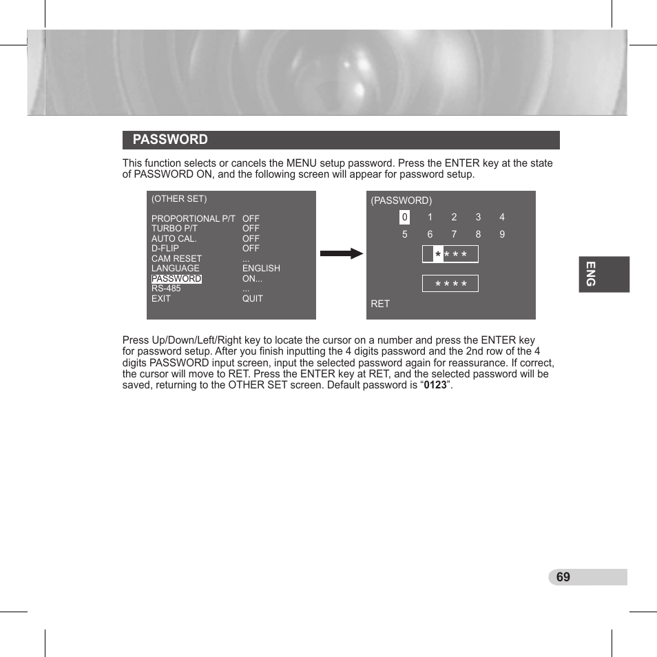 Password | Samsung C6435(P) User Manual | Page 69 / 80