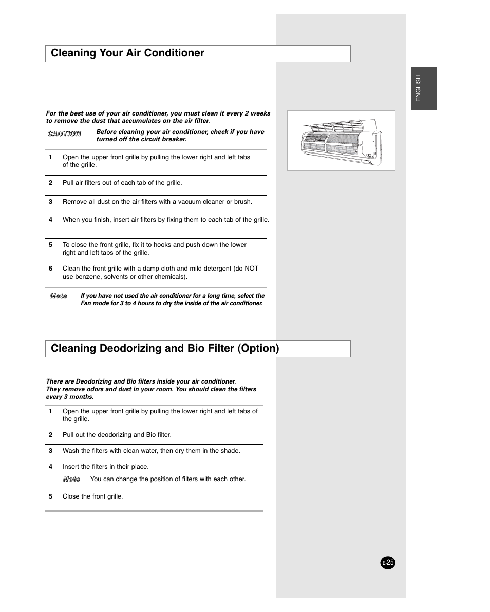 Samsung AQB18J6WC User Manual | Page 25 / 26