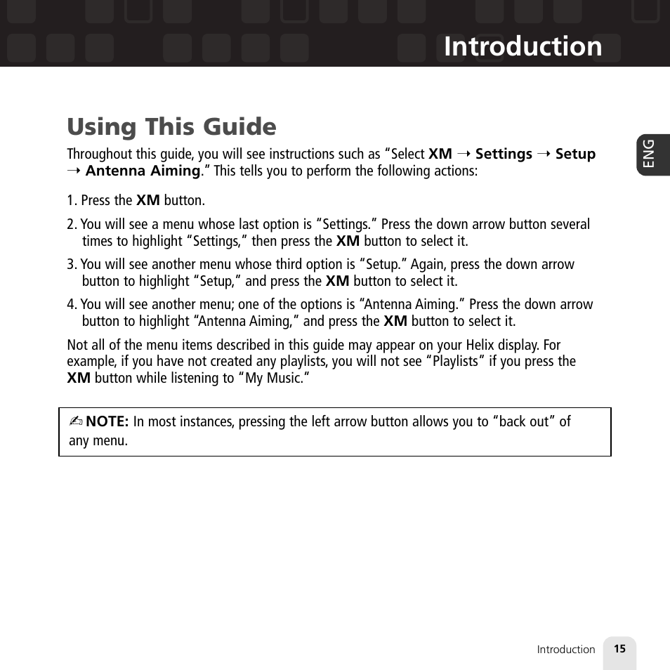 Introduction, Using this guide | Samsung XM2go User Manual | Page 15 / 92