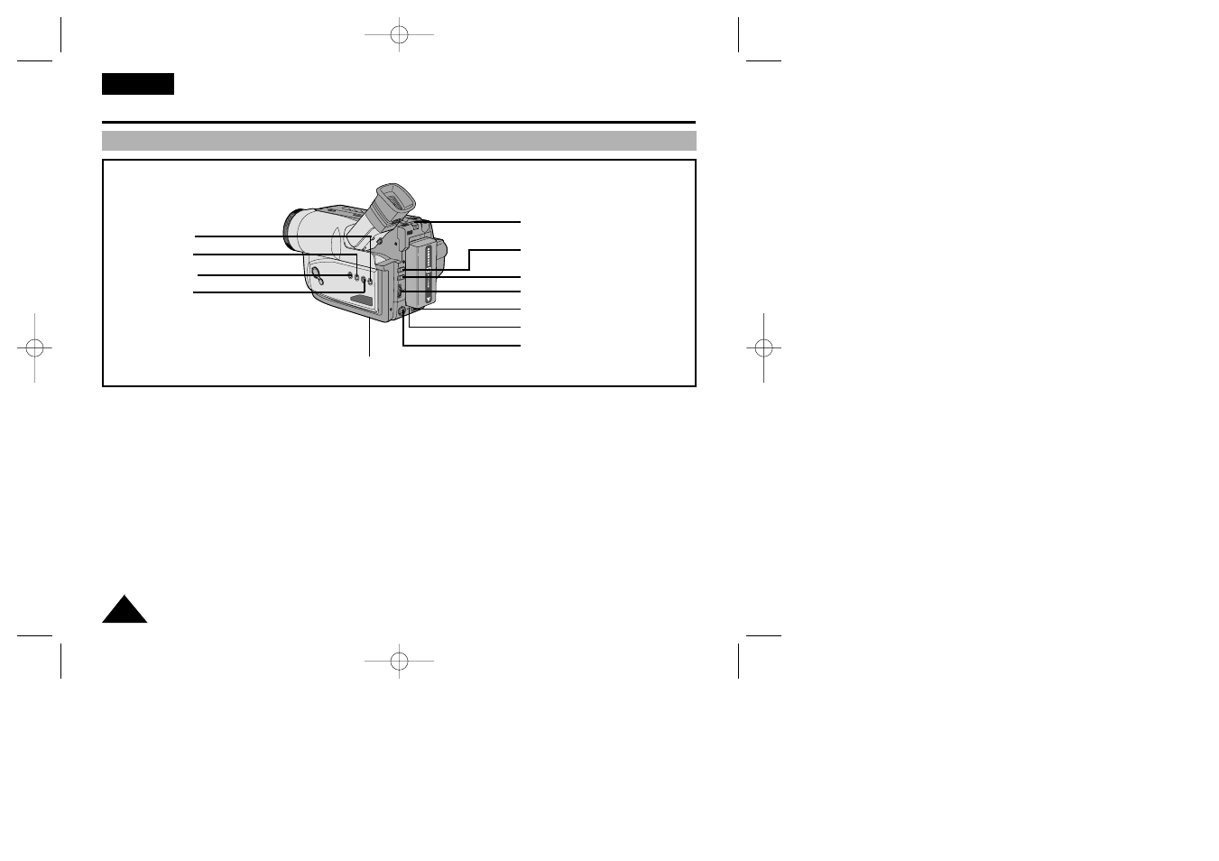 Getting to know your camcorder | Samsung VP-W70 User Manual | Page 10 / 65