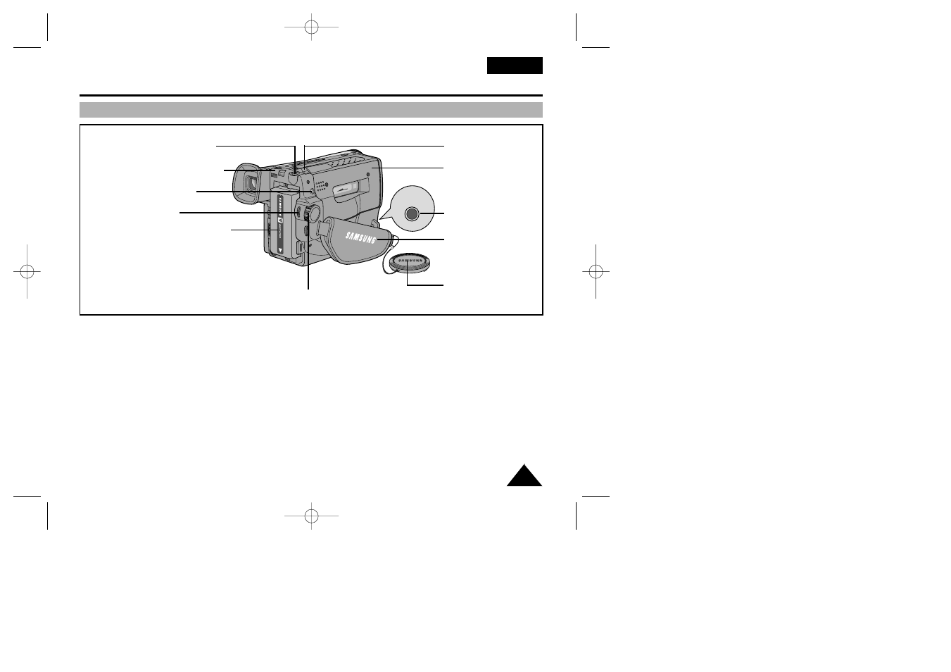 Getting to know your camcorder | Samsung VP-W70 User Manual | Page 11 / 65
