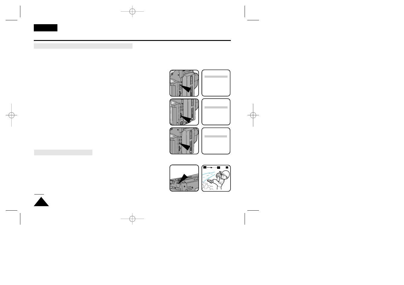 Advanced shooting, English | Samsung VP-W70 User Manual | Page 30 / 65