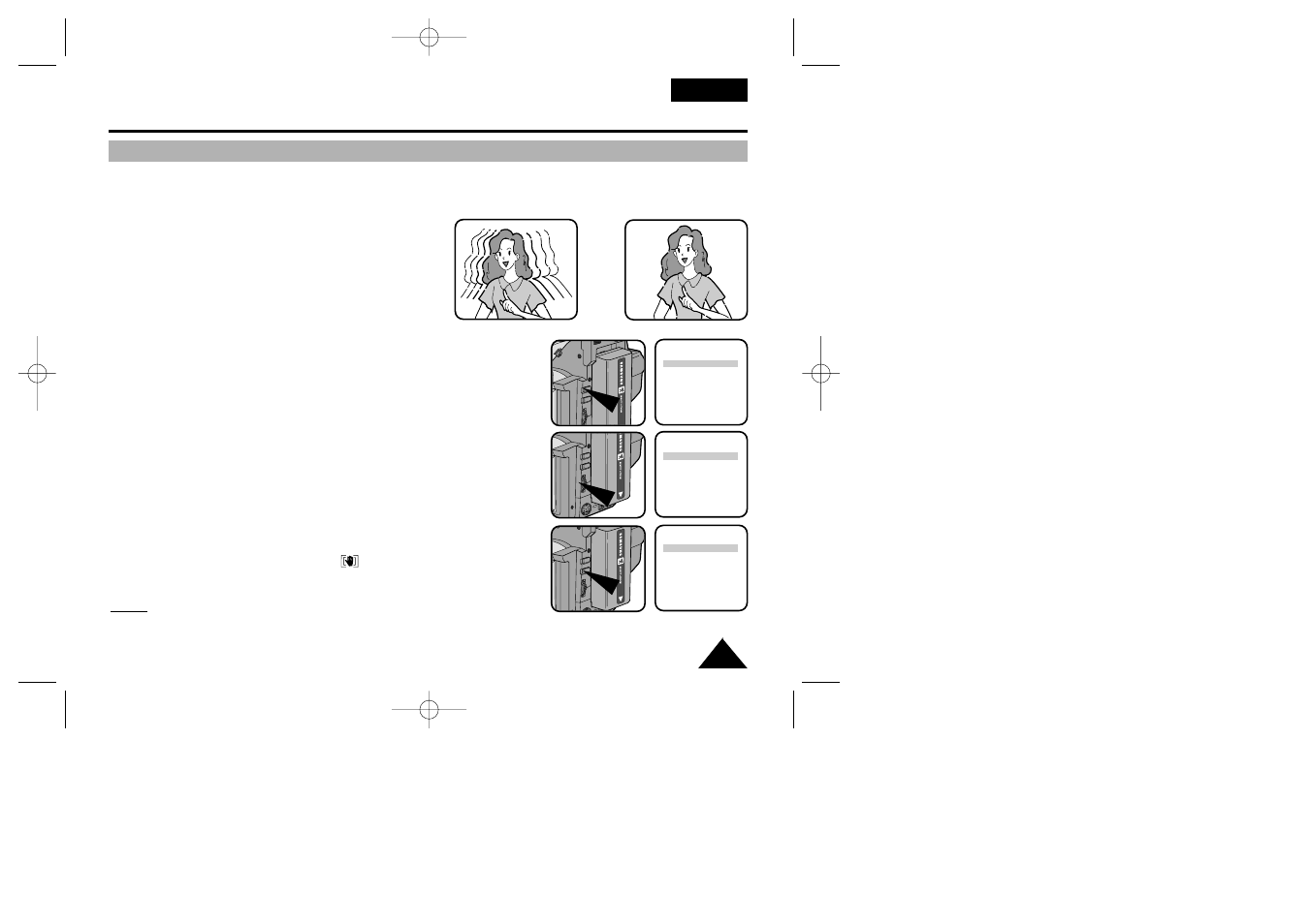 Advanced shooting | Samsung VP-W70 User Manual | Page 33 / 65