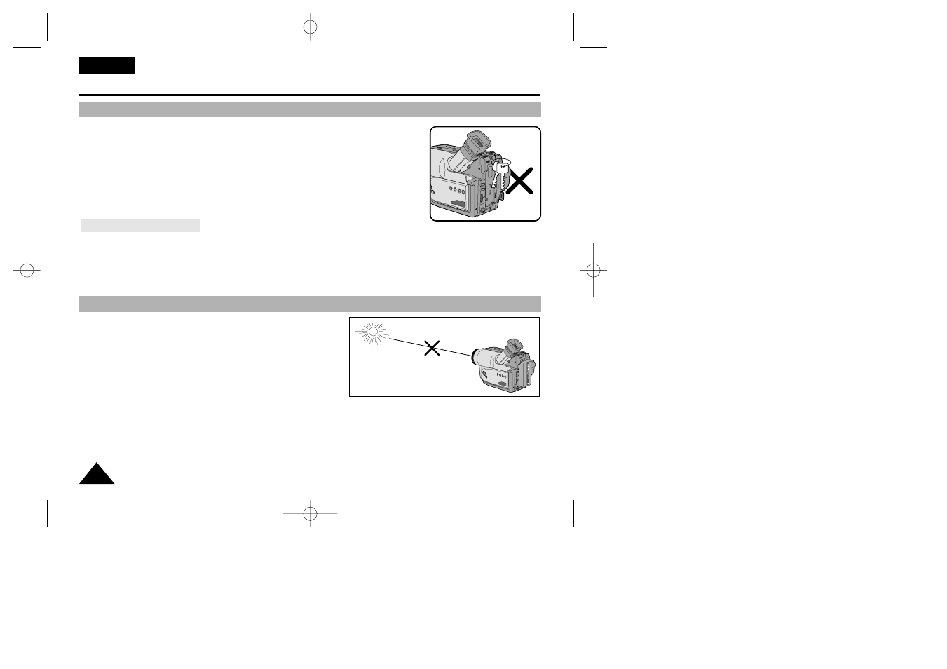 Precautions and safety instructions | Samsung VP-W70 User Manual | Page 4 / 65