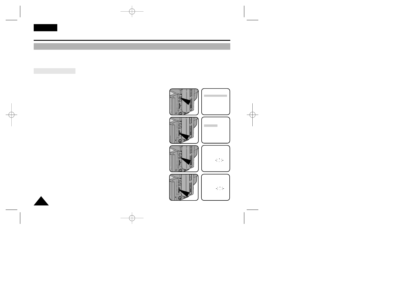 Advanced shooting | Samsung VP-W70 User Manual | Page 40 / 65