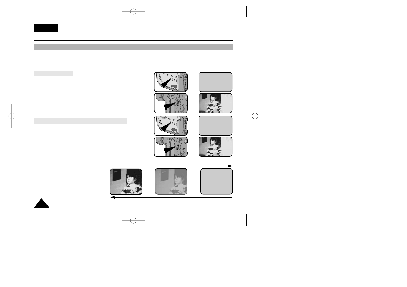 Advanced shooting | Samsung VP-W70 User Manual | Page 44 / 65
