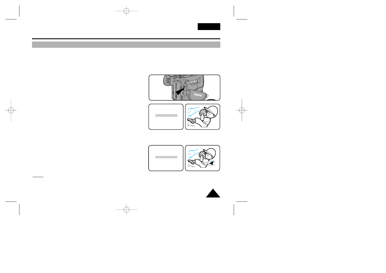 Advanced shooting | Samsung VP-W70 User Manual | Page 45 / 65
