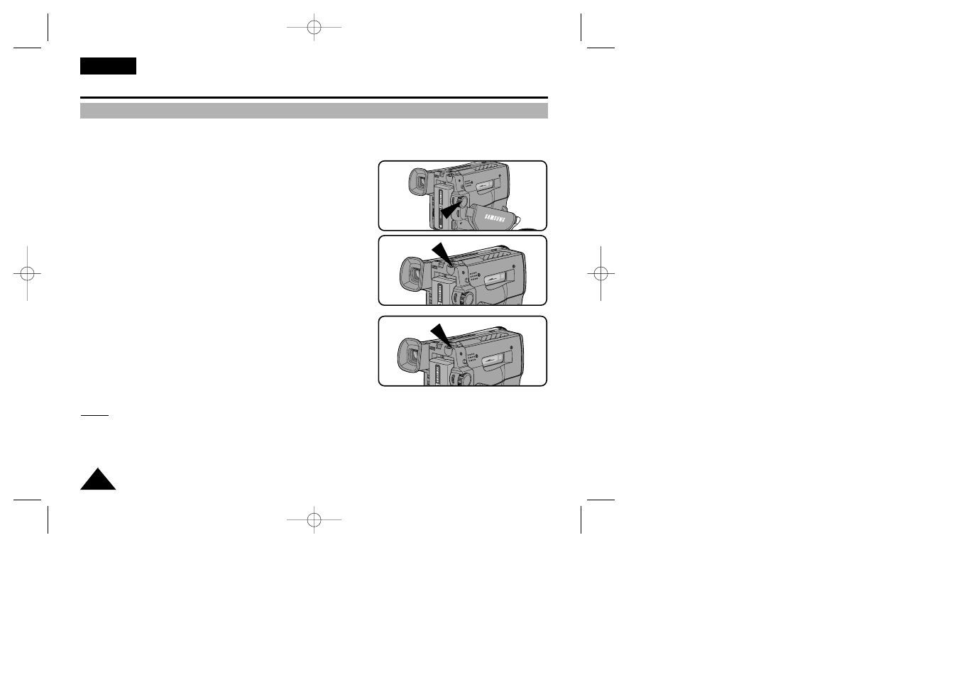 Advanced shooting | Samsung VP-W70 User Manual | Page 46 / 65