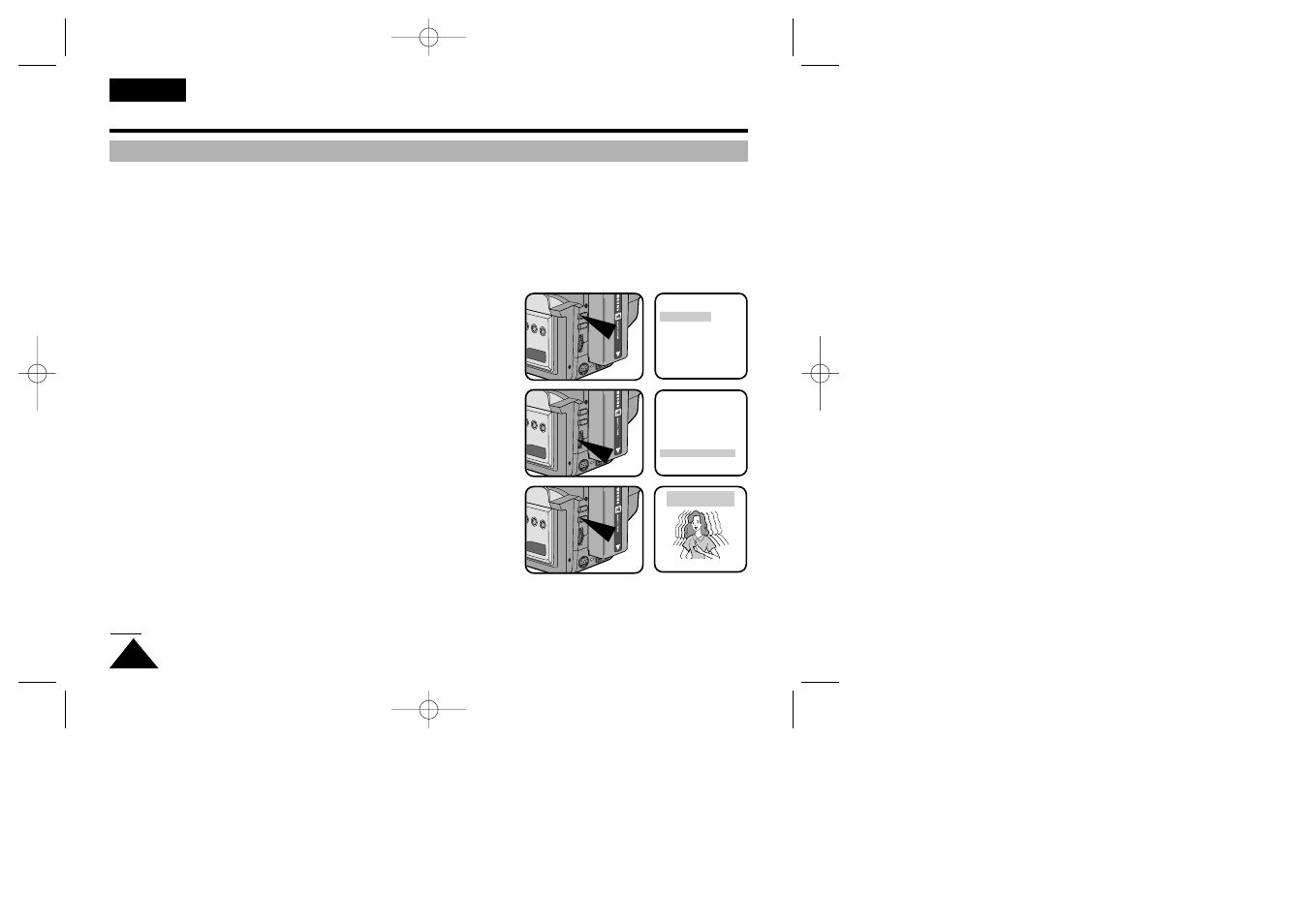 Advanced shooting | Samsung VP-W70 User Manual | Page 48 / 65