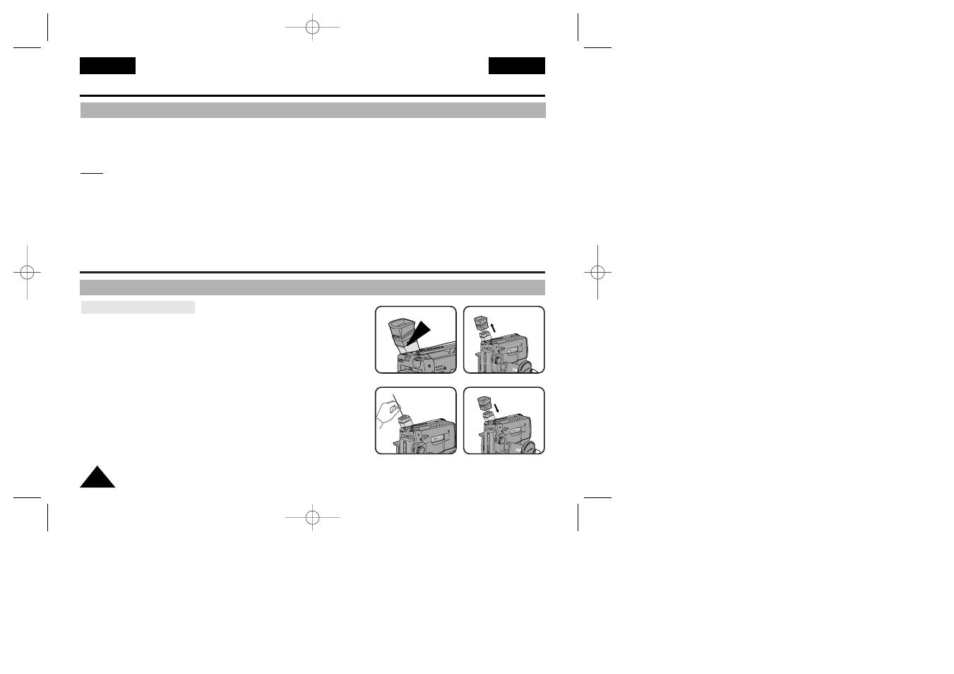 Playing back the tape, Maintenance | Samsung VP-W70 User Manual | Page 54 / 65