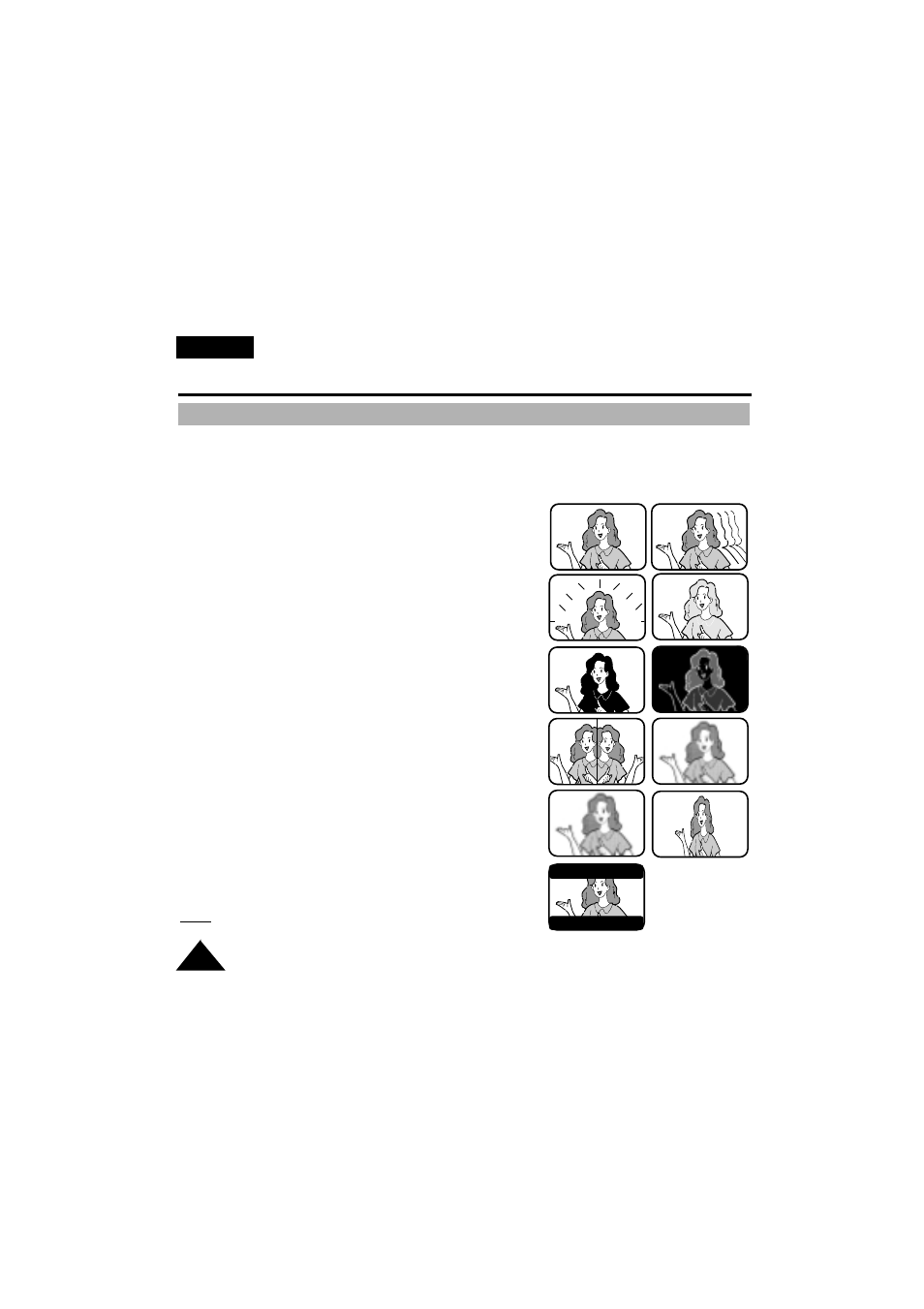 Advanced shooting | Samsung VP-W63Hi User Manual | Page 38 / 64