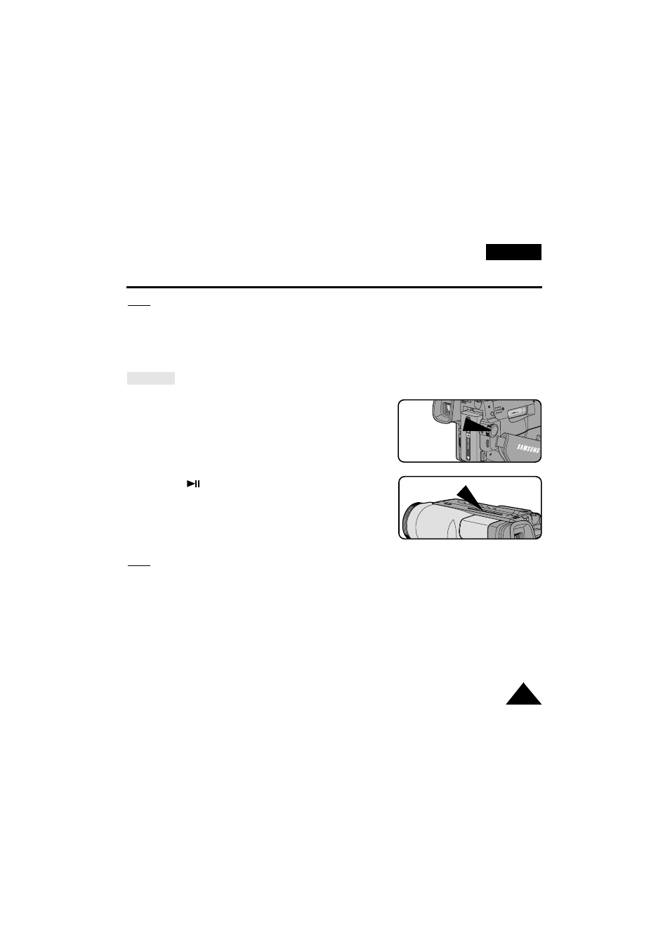 Playing back the tape | Samsung VP-W63Hi User Manual | Page 51 / 64