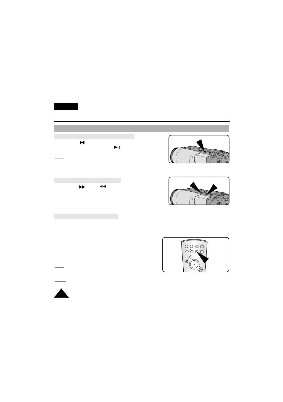 Playing back the tape, English, Various functions in player mode | Samsung VP-W63Hi User Manual | Page 52 / 64
