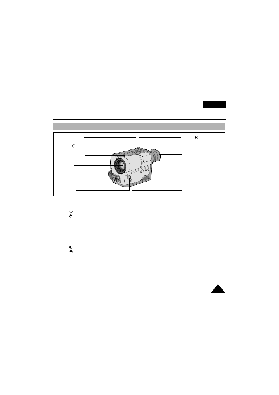 Getting to know your camcorder | Samsung VP-W63Hi User Manual | Page 9 / 64