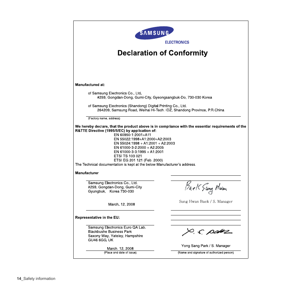 Samsung CLX-3170 User Manual | Page 14 / 143
