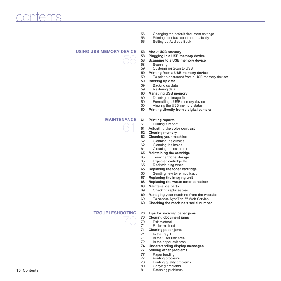 Samsung CLX-3170 User Manual | Page 18 / 143