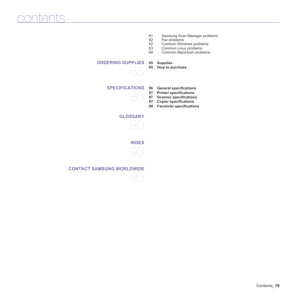 Samsung CLX-3170 User Manual | Page 19 / 143