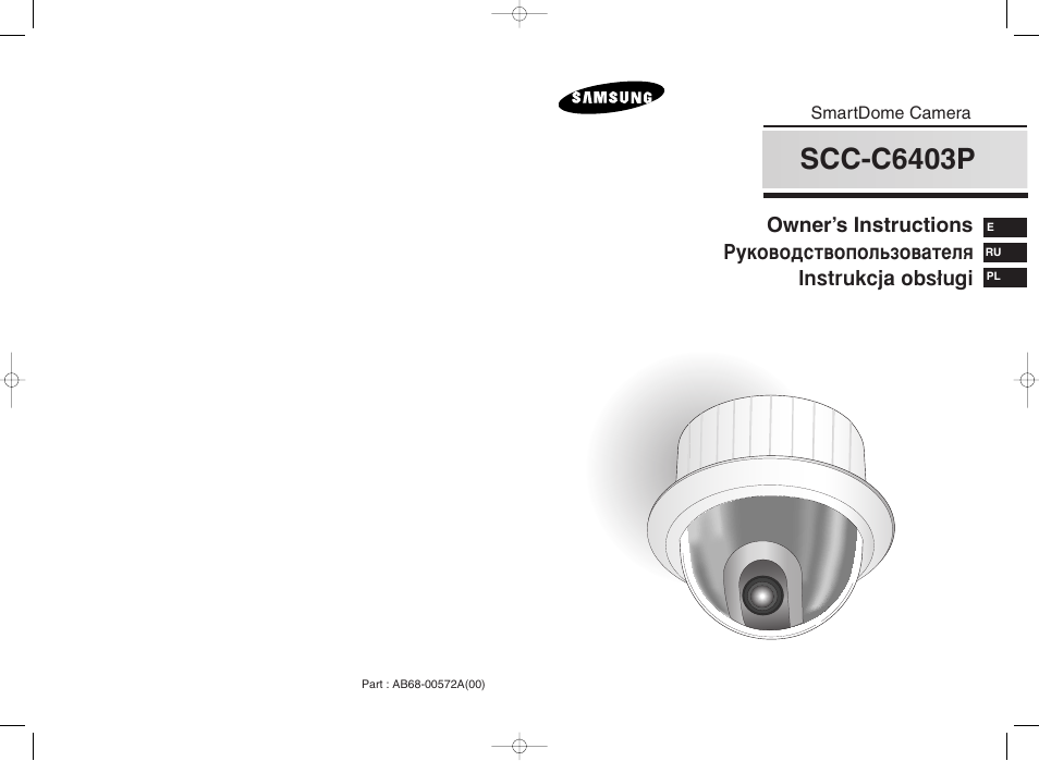 Samsung SCC-C6403P User Manual | 29 pages