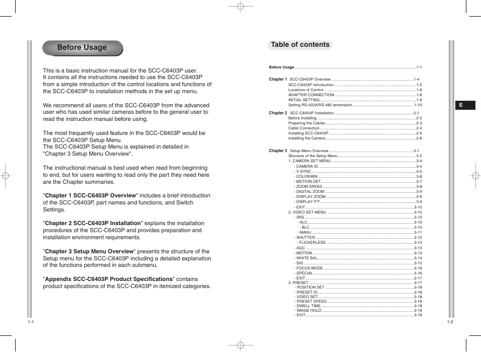 Samsung SCC-C6403P User Manual | Page 4 / 29