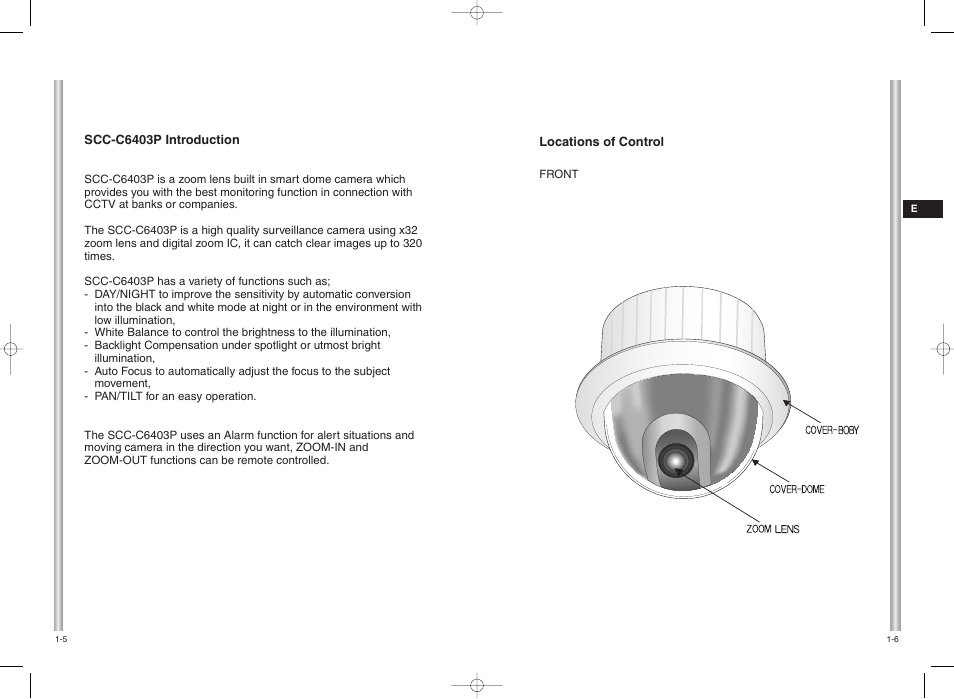 Samsung SCC-C6403P User Manual | Page 6 / 29