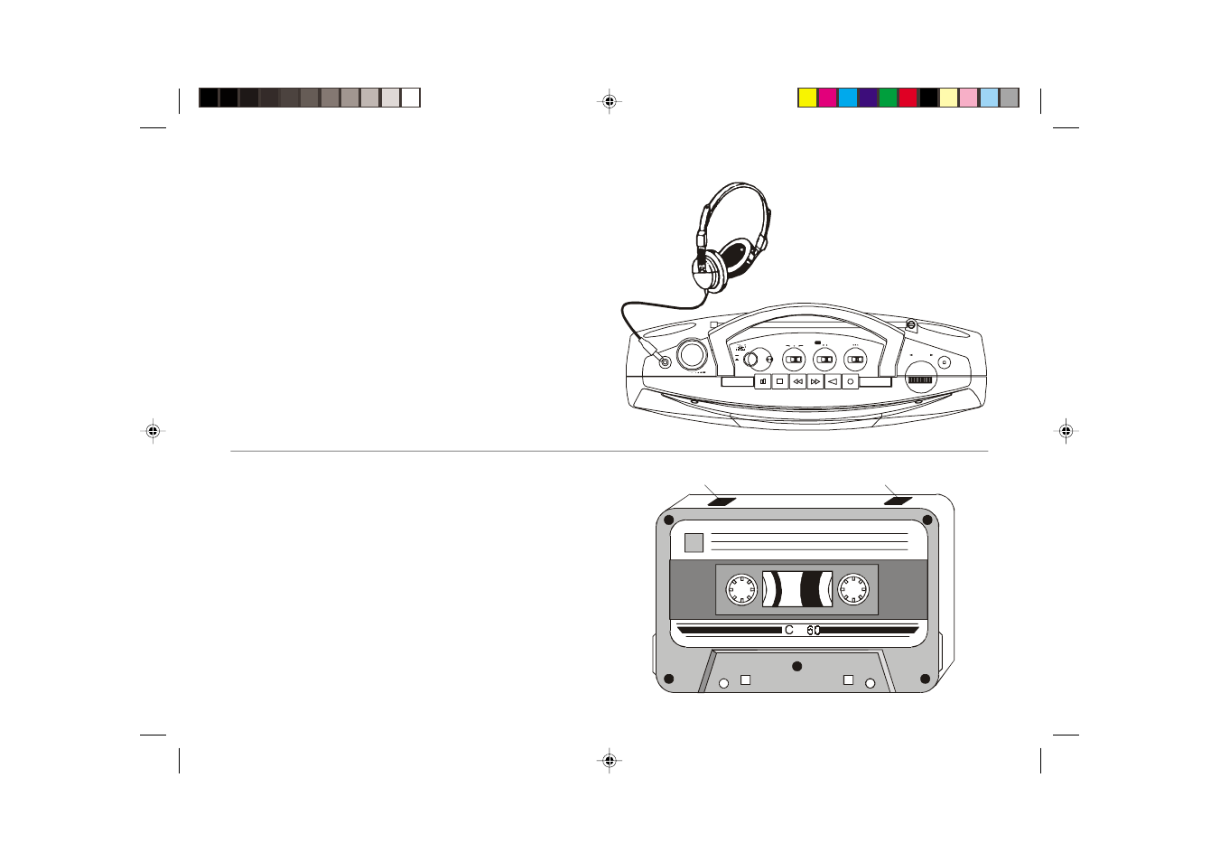 O n o ff, F m stere o, Headphones socket | Preventing accidental erasure | Samsung SC9908 User Manual | Page 15 / 20