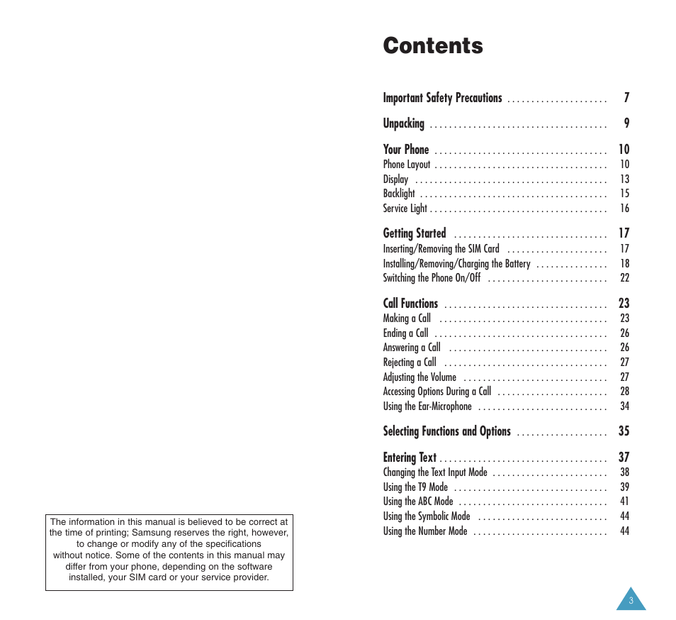 Samsung GH68-03117A User Manual | Page 2 / 82