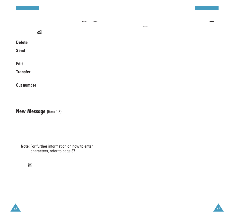 New message | Samsung GH68-03117A User Manual | Page 34 / 82