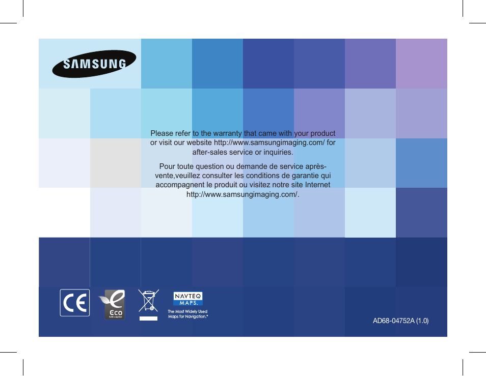 Quick start manual guide de prise en main rapide | Samsung WB660 User Manual | Page 32 / 32