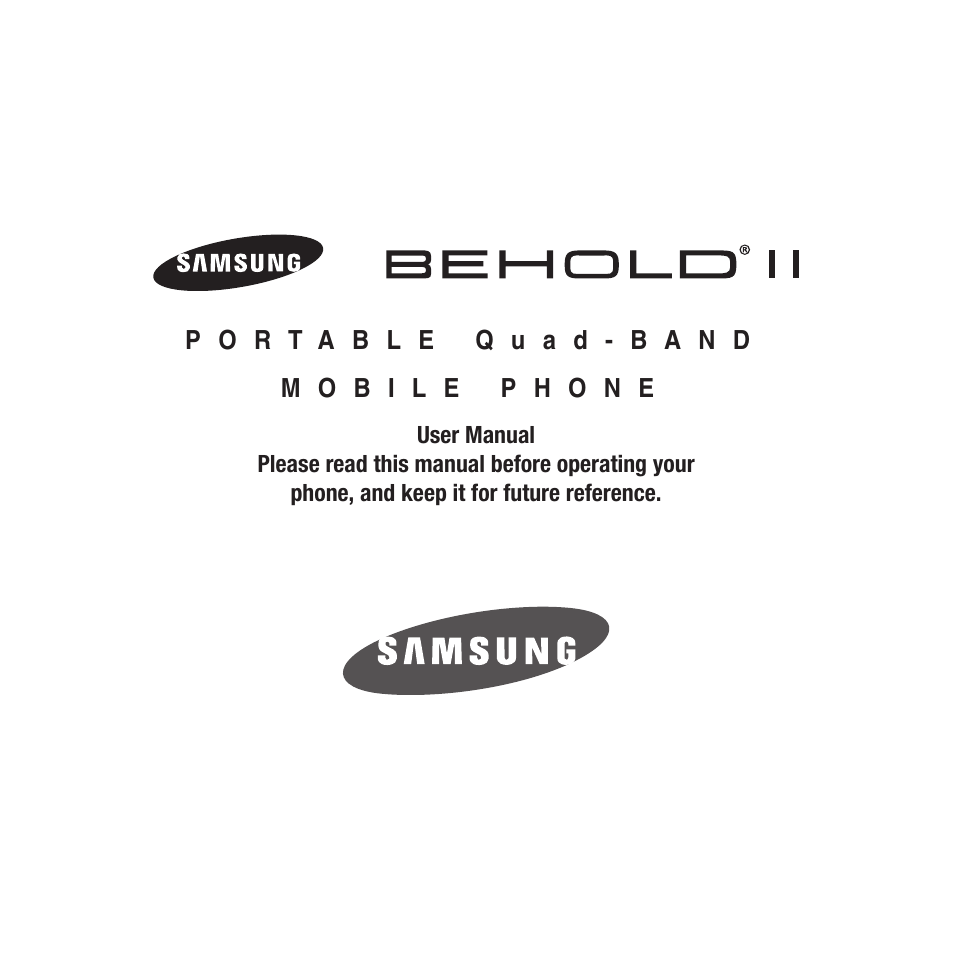 Samsung Behold II SGH-t939 User Manual | 216 pages