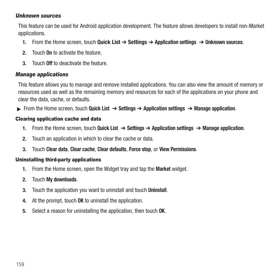 Samsung Behold II SGH-t939 User Manual | Page 162 / 216