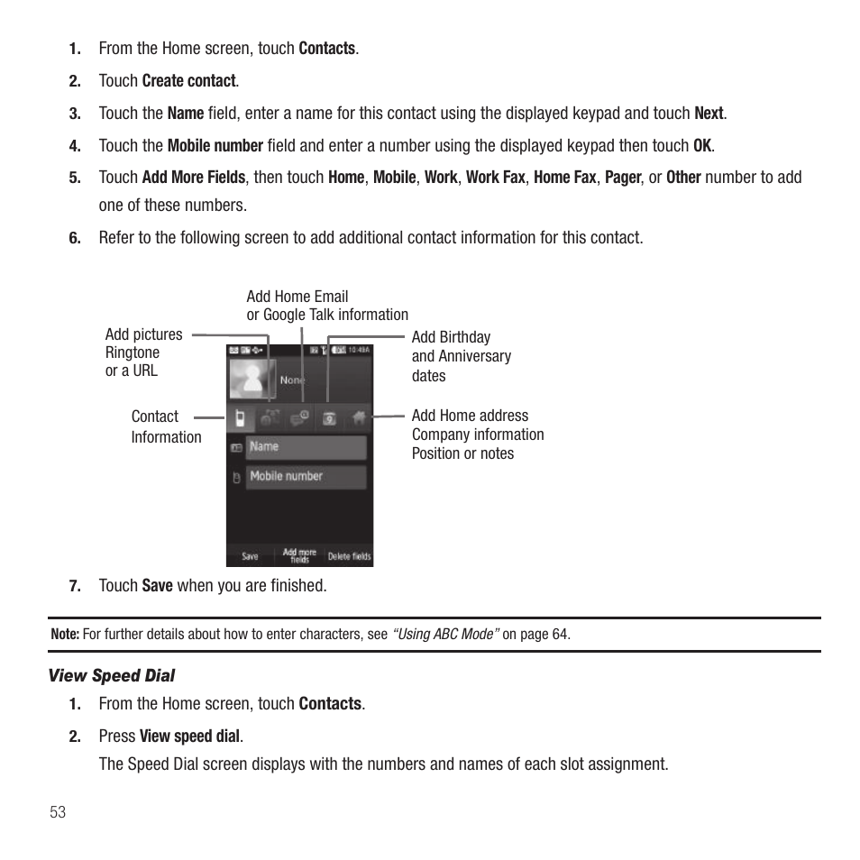 Samsung Behold II SGH-t939 User Manual | Page 56 / 216