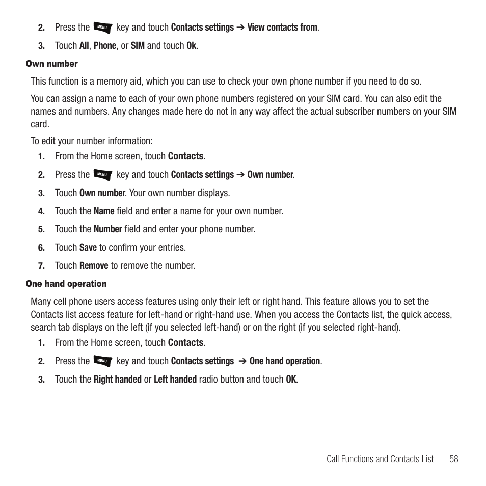 Samsung Behold II SGH-t939 User Manual | Page 61 / 216