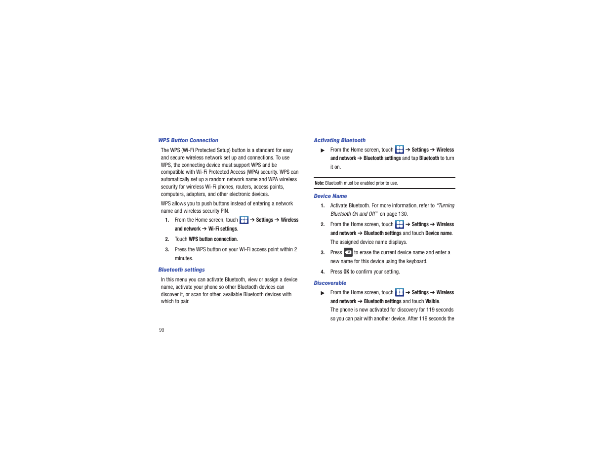 Samsung CAPTIVATE SGH-I897 User Manual | Page 104 / 193