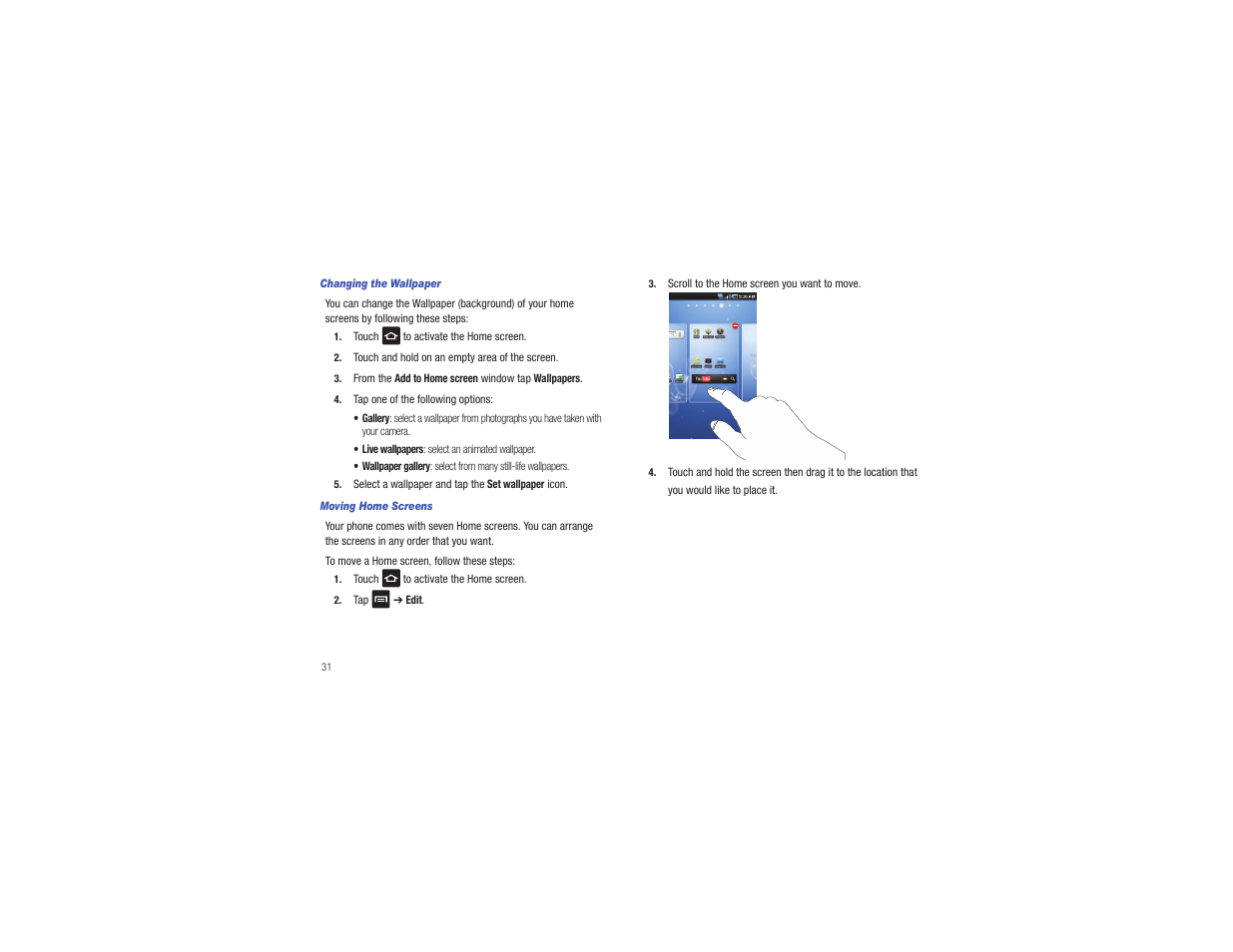 Samsung CAPTIVATE SGH-I897 User Manual | Page 36 / 193