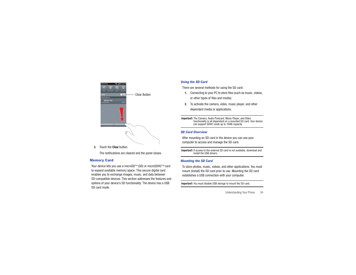 Memory card | Samsung CAPTIVATE SGH-I897 User Manual | Page 39 / 193