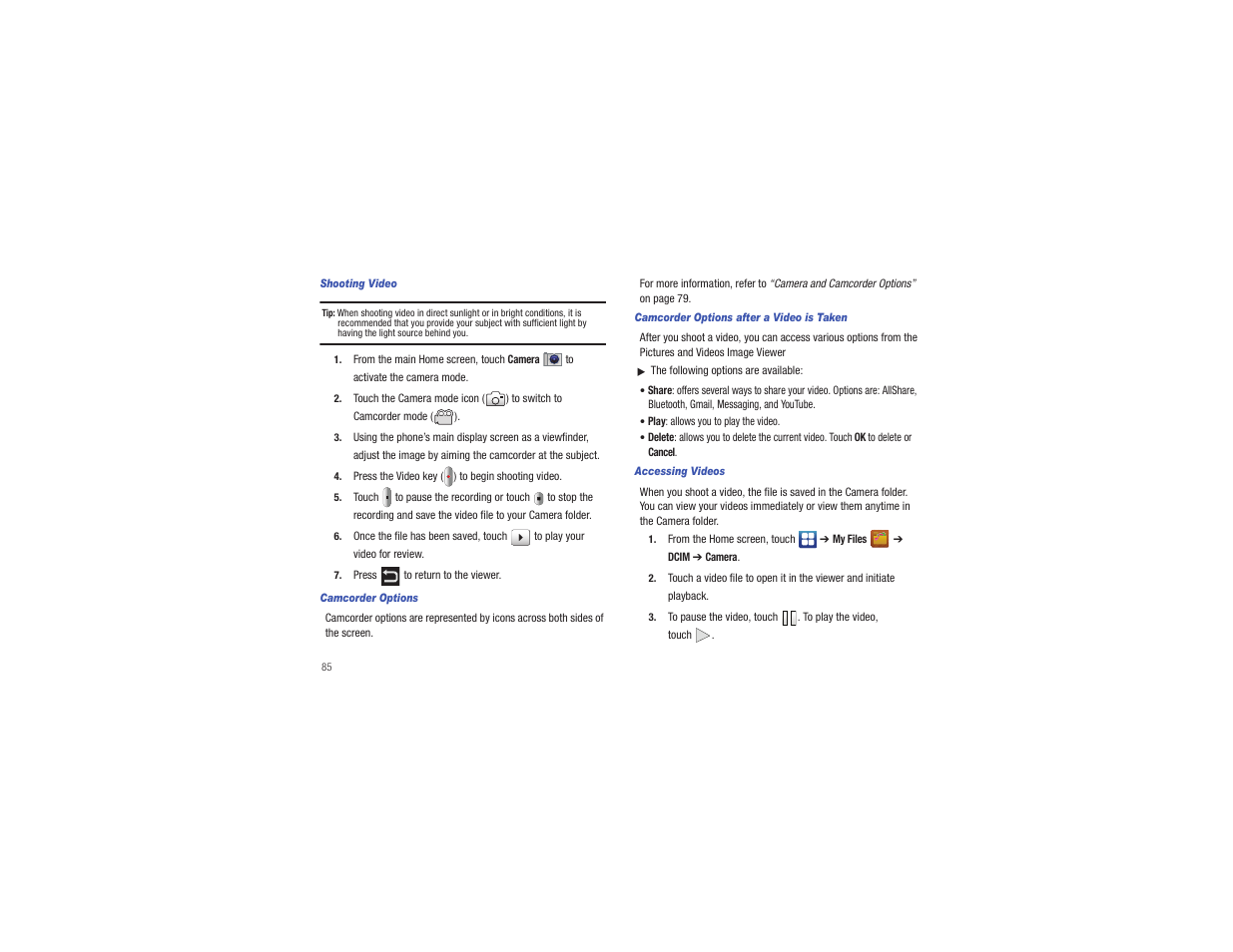 Samsung CAPTIVATE SGH-I897 User Manual | Page 90 / 193